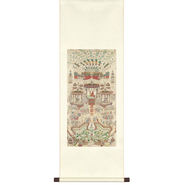 Paradise, Ding Guanpeng, Qing Dynasty, Scroll (S)