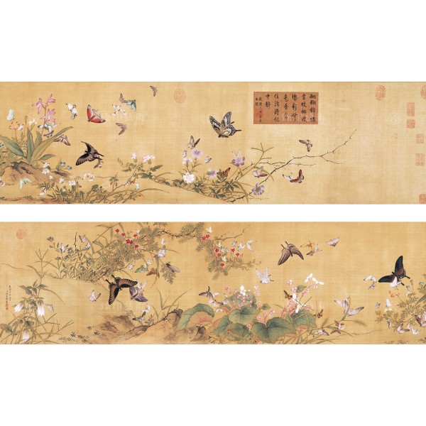 Myriad Butterflies,Yu Xing, Qing Dynasty, Giclée