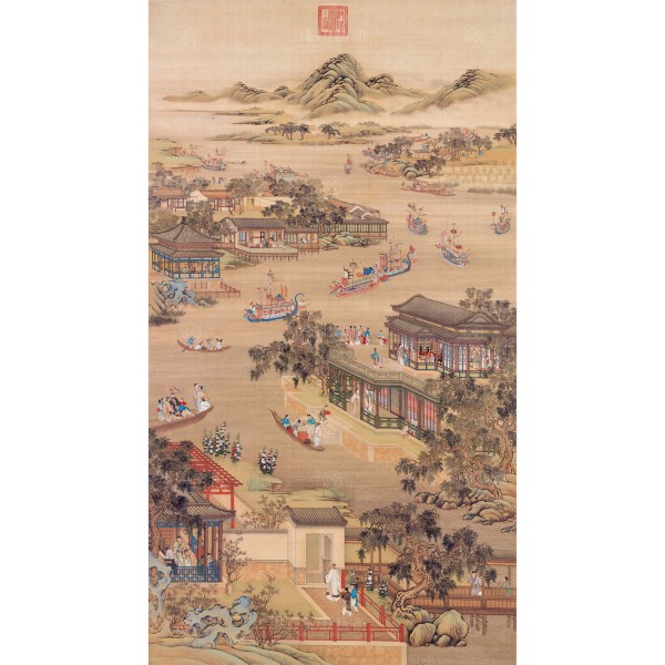 Activities of the Twelve Months (The Fifth Lunar Month), Court artists, Qing Dynasty, Giclée (S)