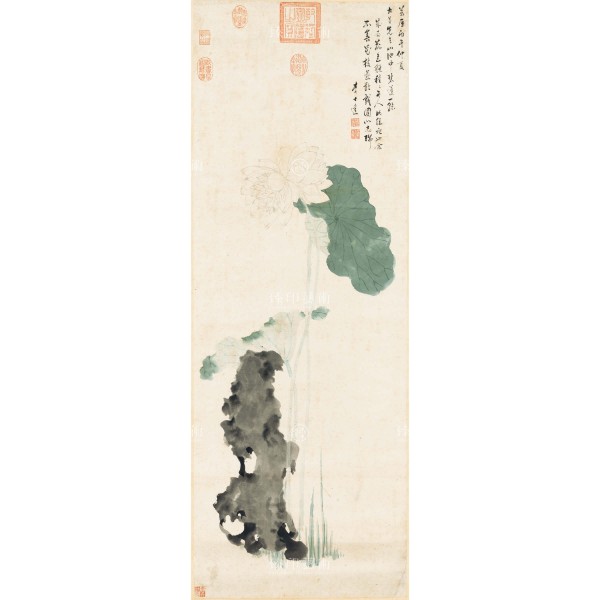 Auspicious Lotus, Li Shida, Ming Dynasty, Giclée