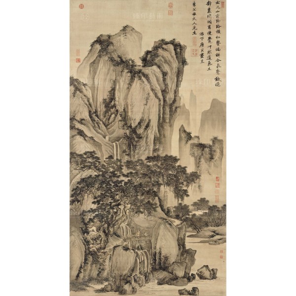Sound of Pines on a Mountain Path, Tang Yin, Ming Dynasty, Giclée (L)