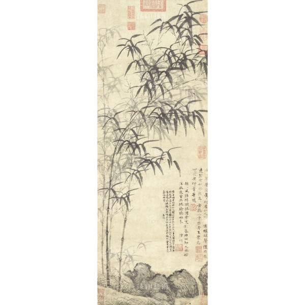 A painting of the Bamboo Creek,Wang Meng, Yuan Dynasty, Giclée      