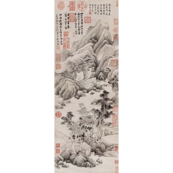Discussing Antiquity by the Ching River, Tung Chi-chang, Ming dynasty, Giclée