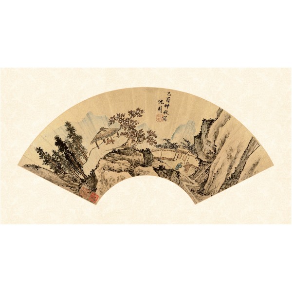 Autumn Scenery, Shen Zhou, Ming Dynasty, Giclée