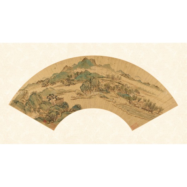 Scenery, Qiu Ying, Ming Dynasty, Giclée