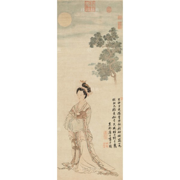 Chang-o Ascending to the Moon,  Tang Yin, Ming Dynasty, Giclée