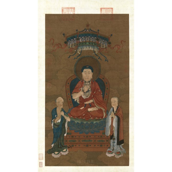 Expounding the Sutra, Yuan Dynasty, Giclée (Middle) 