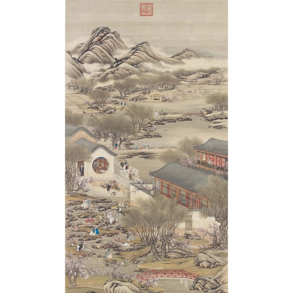 Activities of the Twelve Months (The Third Lunar Month), Court artists, Qing Dynasty, Giclée (S)