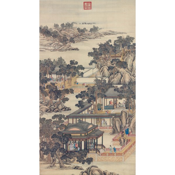 Activities of the Twelve Months (The Eleventh Lunar Month), Court artists, Qing Dynasty, Giclée (S)