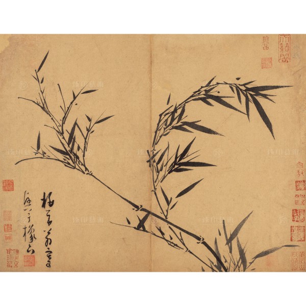 Manual of Ink Bamboo, Sentiments of My Humble Self, Wu Zhen, Yuan dynasty, Giclée