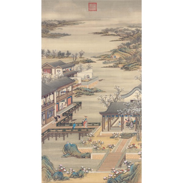 Activities of the Twelve Months (The Fourth Lunar Month), Court artists, Qing Dynasty, Giclée (mini)
