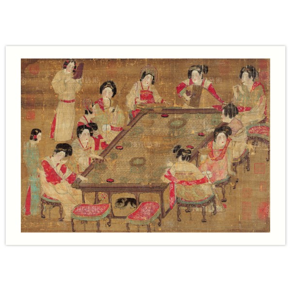 B4 Size, Print Card, A Palace Concert, Tang Dynasty