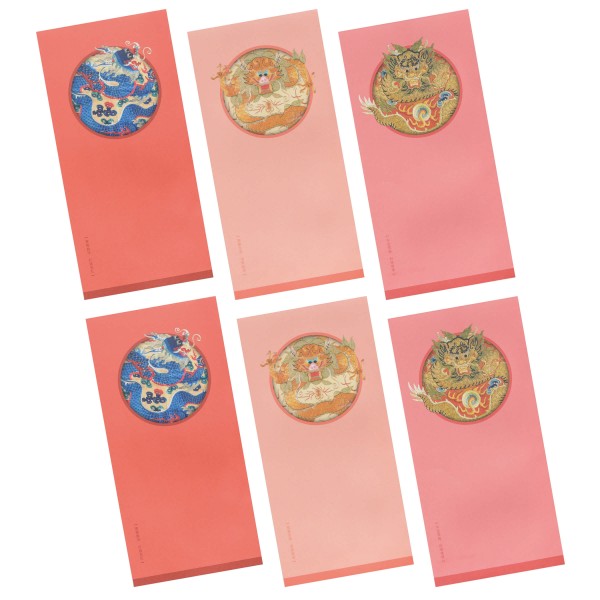 Lucky Envelope Variety Pack, Embroidery of Good Fortune, 6 Envelopes for  a Set