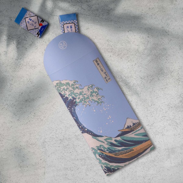 Luck Envelope, The Great Wave of Kanagawa．Water Blue, 6 Envelopes