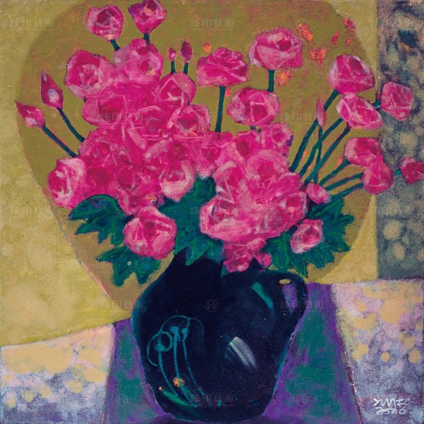 Chen Ming-shan, Indoor Roses, Giclee