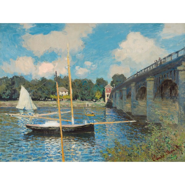 The Bridge at Argenteuil, Claude Monet, Giclée