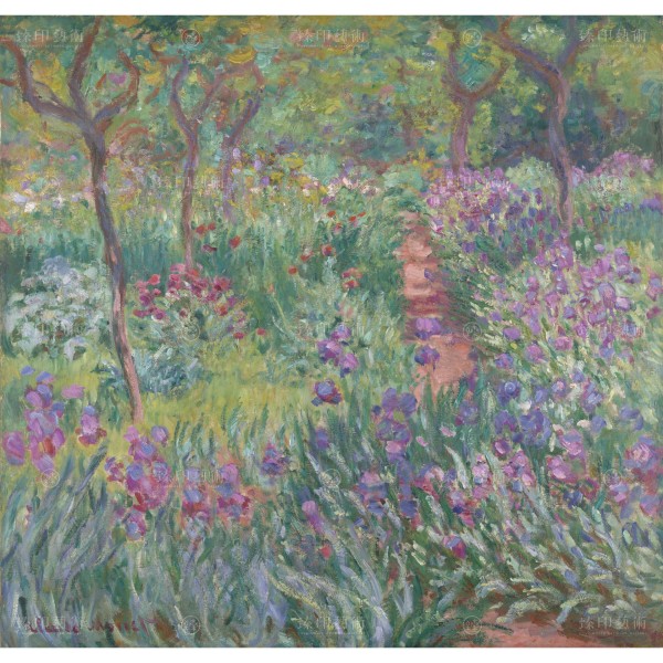 The Artist' s Garden in Giverny, Claude Monet, Giclée