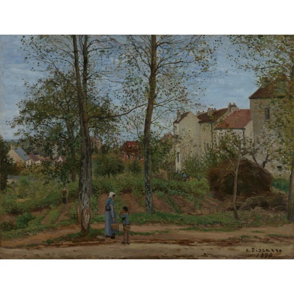 Landscape at Louveciennes (Autumn), Camille Pissarro, Giclée