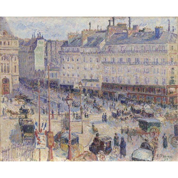The Place du Havre, Paris, Camille Pissarro, Giclée