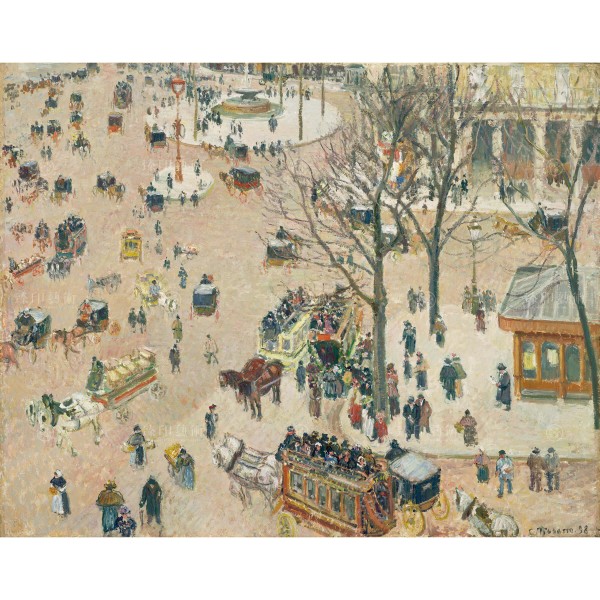 La Place du Théâtre Français, Camille Pissarro, Giclée