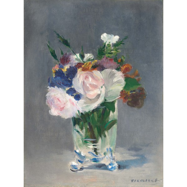 Flowers in a Crystal Vase, Édouard Manet, Giclée
