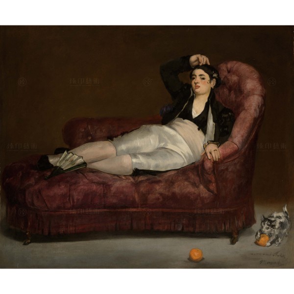Reclining Young Woman in Spanish Costume, Édouard Manet, Giclée