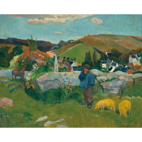 Brittany Landscape, Paul Gauguin, Giclée