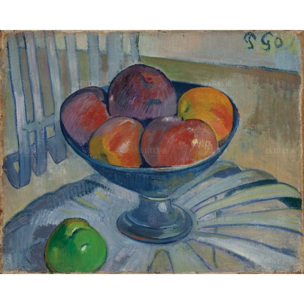 Fruit Dish on a Garden Chair, Paul Gauguin, Giclée