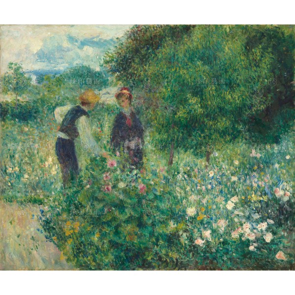 Picking Flowers, Auguste Renoir, Giclée