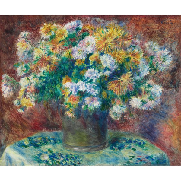 Chrysanthemums, Auguste Renoir, Giclée
