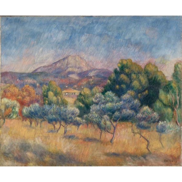 Mount of Sainte-Victoire, Auguste Renoir, Giclée