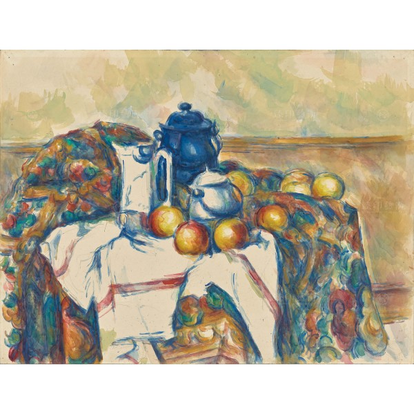 Still Life with Blue Pot, Paul Cézanne, Giclée