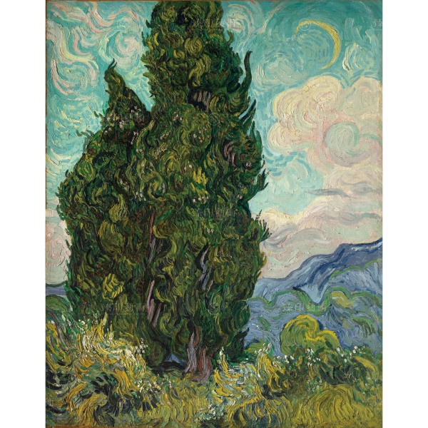 Cypresses, Vincent Van Gogh, Giclée