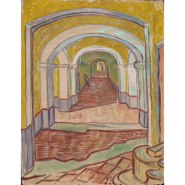 Corridor in the Asylum, Vincent Van Gogh, Giclée